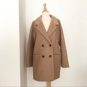 Camel Colored Classic Wool Coat